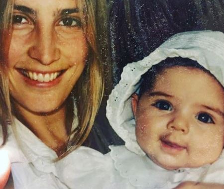 Baby Fiona Palomo with her mother Carina Ricco